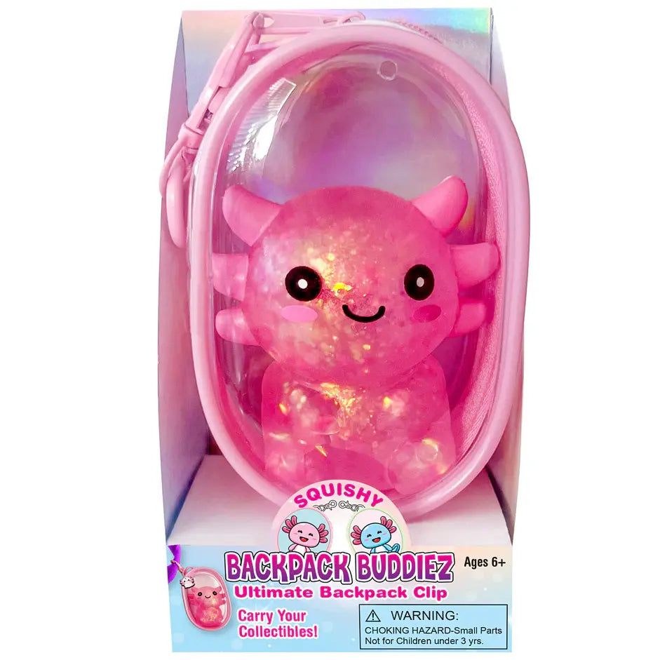 Squishy Axolotl Backpack Buddiez